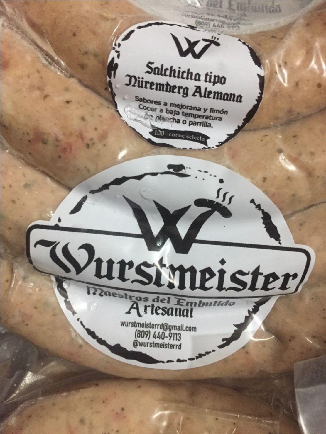 Salchicha tipo Nuremberg Wurstmeister, lb